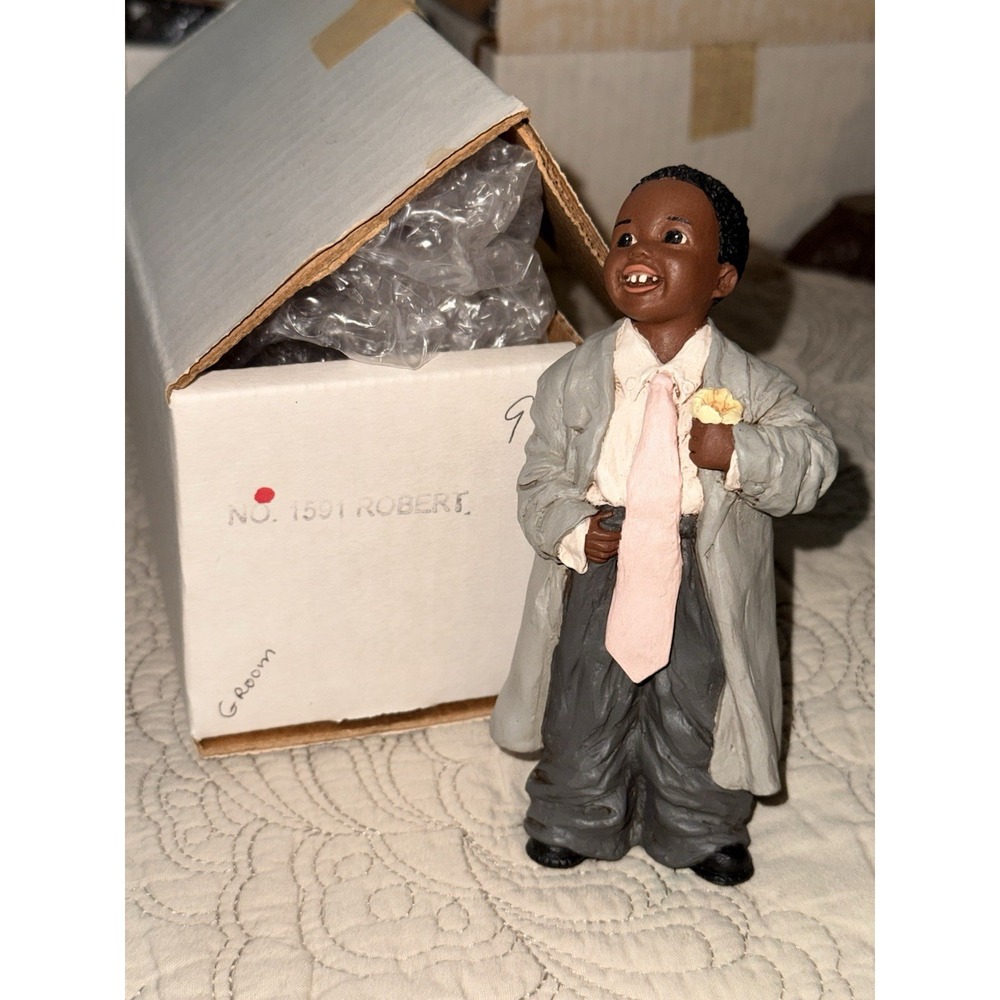 1997 All Gods Children Robert Martha Holcombe #9 Figurine 5'' Collectible